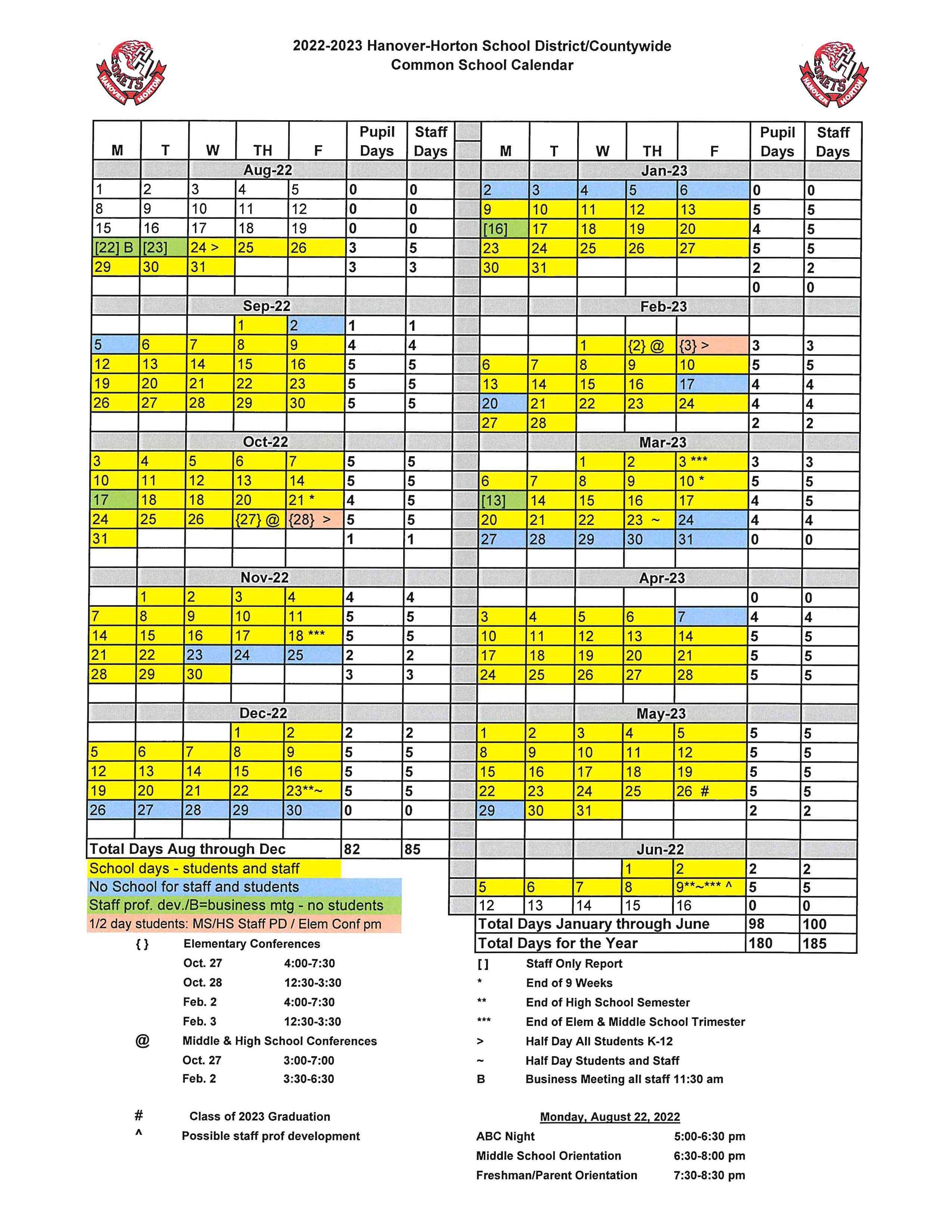 2022-2023-hh-district-calendar-hanover-horton