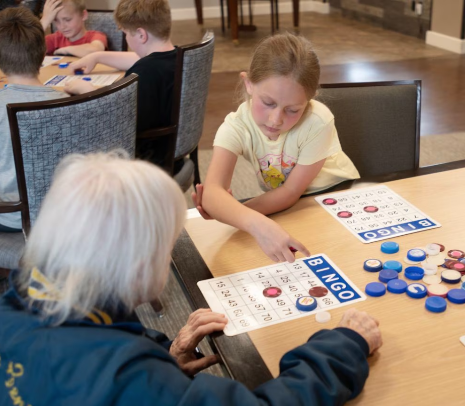 Elementary Students Impact Senior Citizens