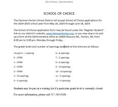 School of Choice 2024-25