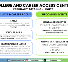 College & Career Access Center Highlights