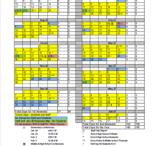 2026-2027 School Year Calendar