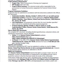 Public Notice - Request for Proposal