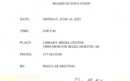 Board Meeting Notice – June 2025
