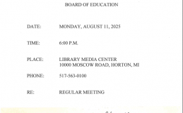 Notice of Board Meeting August 2025