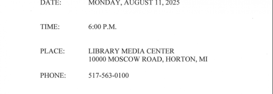 Notice of Board Meeting August 2025