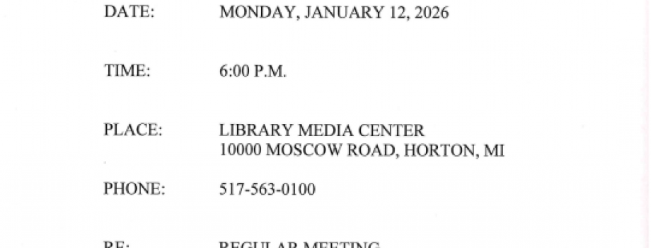 Board Meeting Notice January 2026