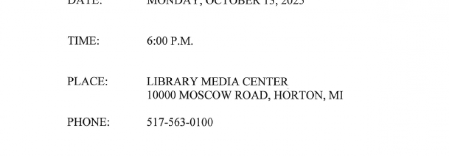 Board Meeting Notice October 2025
