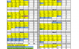 2026-2027 School Year Calendar