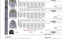 H-H Football Playoff Gear Order Form