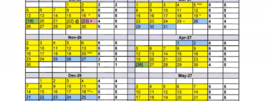 2026-27 School Year Calendar