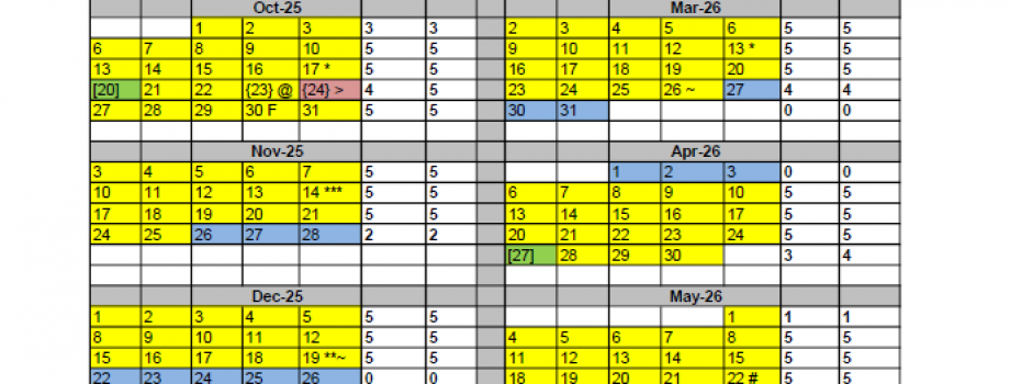 2025-26 School Year Calendar