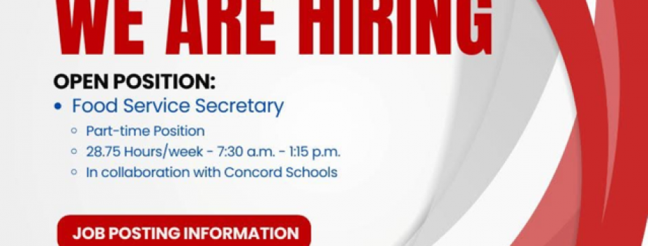 Part-Time Food Service Secretary