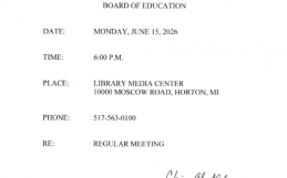 June Board Meeting Notice