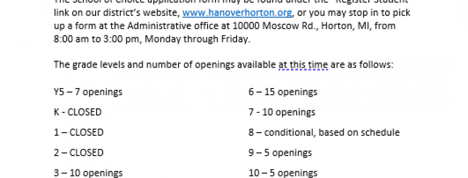 School of Choice Registration for 2nd Semester 2025-26