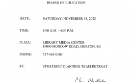 Team Retreat Notice