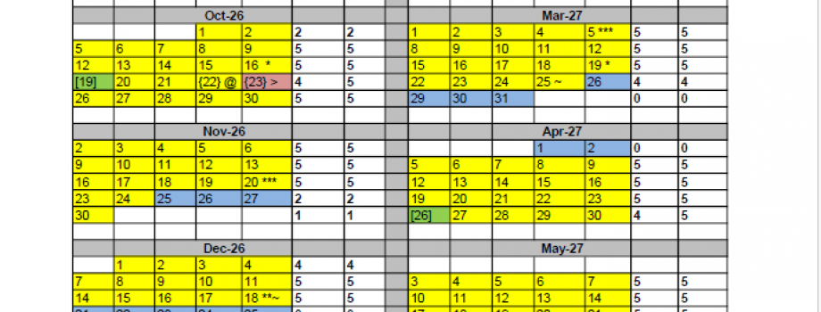 2026-27 School Year Calendar